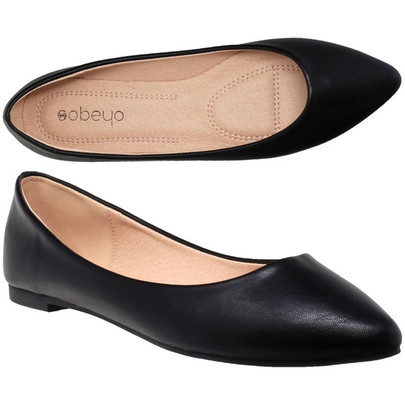 SOBEYO Shoes Women Ballet Flats Pointed Toe Black Sobeyo Dee2 Poshmark
